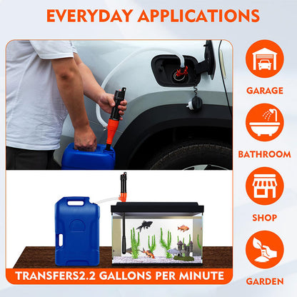 ⛽ Hordozható elektromos víz- és üzemanyag-szivattyú 🚗✨