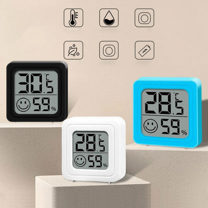 🌡️Precíz 2 az 1-ben hőmérséklet- és páratartalom-mérő digitális kijelzővel⏰