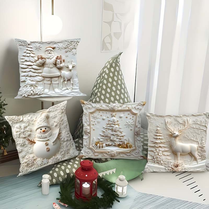 🎄Elegáns karácsonyi párnahuzatok