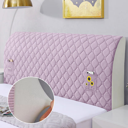 💥 Rugalmas, kárpitozott fejtámla huzat🛏️