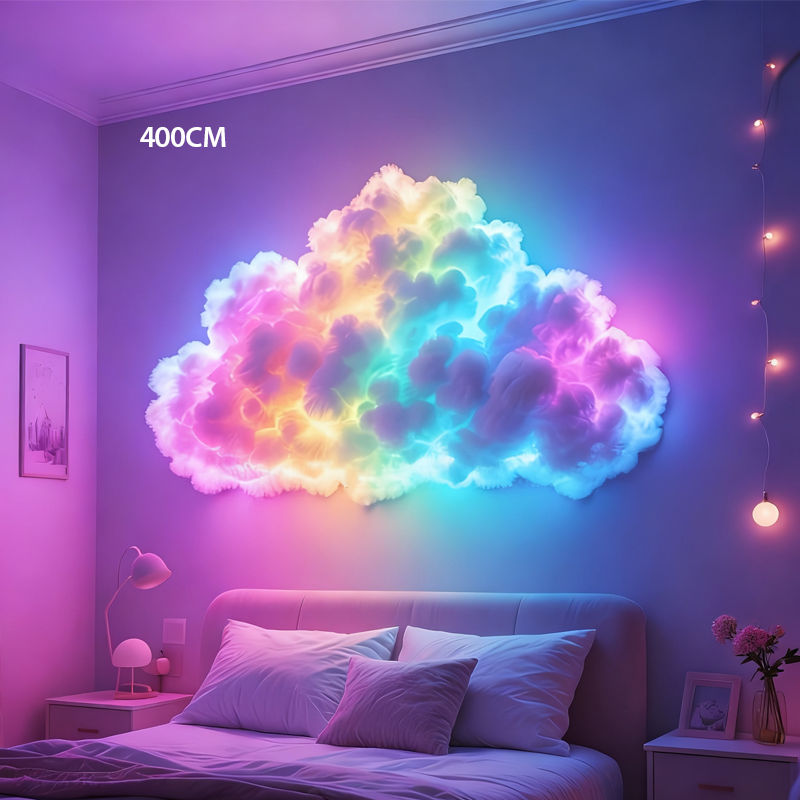 ⚡☁️ ️Saját készítésű USB-s Thundercloud LED fénydekoráció ✨🌈