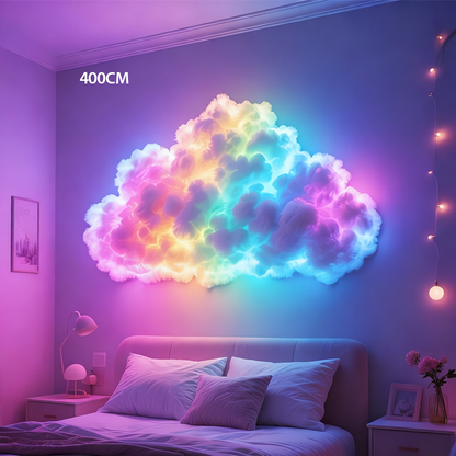 ⚡☁️ ️Saját készítésű USB-s Thundercloud LED fénydekoráció ✨🌈