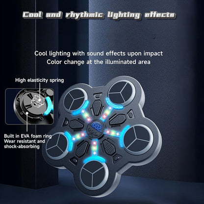 🥊🎶 Bluetooth zenélő boxedző gyerekeknek – Élvezd a szórakozást és az edzést otthon 🔥✨