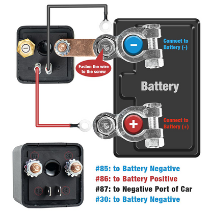 🚗Korlátozott idő 50% -os kikapcsolás 🔋 Autó távoli kikapcsoló kapcsoló, Anti Power Loss eszköz
