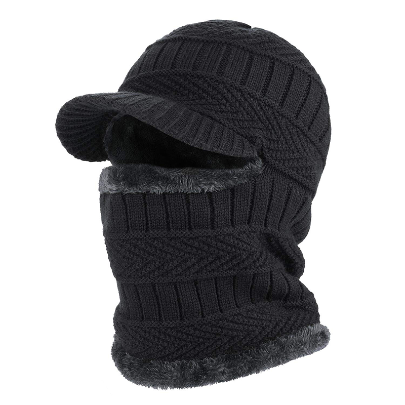 ❄️🧢 3 az 1-ben téli balaclava napellenzővel – Meleg hővédő kapucni, védi a fejet, nyakat és arcot a hidegtől, széltől és hótól✨