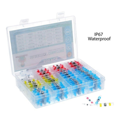 Sada vodotěsných pájecích konektorů