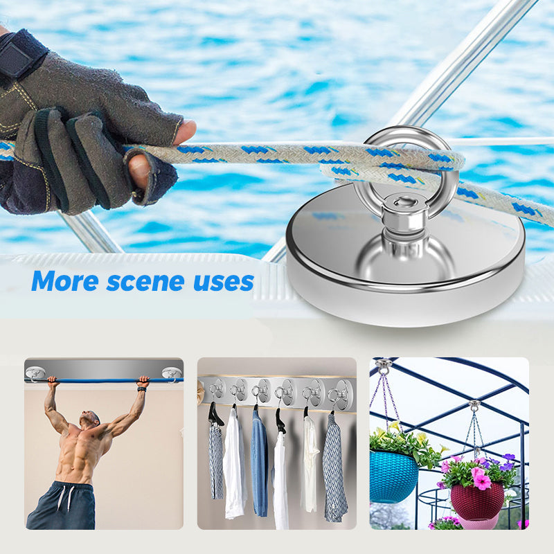 🔥Horgász mágnes: szupererős neodímium mágnes epikus kincskereséshez 🧲