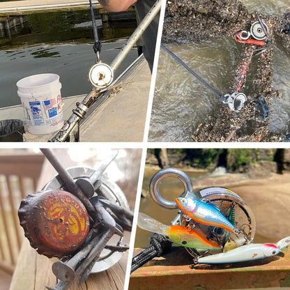 🔥Horgász mágnes: szupererős neodímium mágnes epikus kincskereséshez 🧲