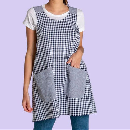 🔥Női keresztpántos, felcsúszós kötény