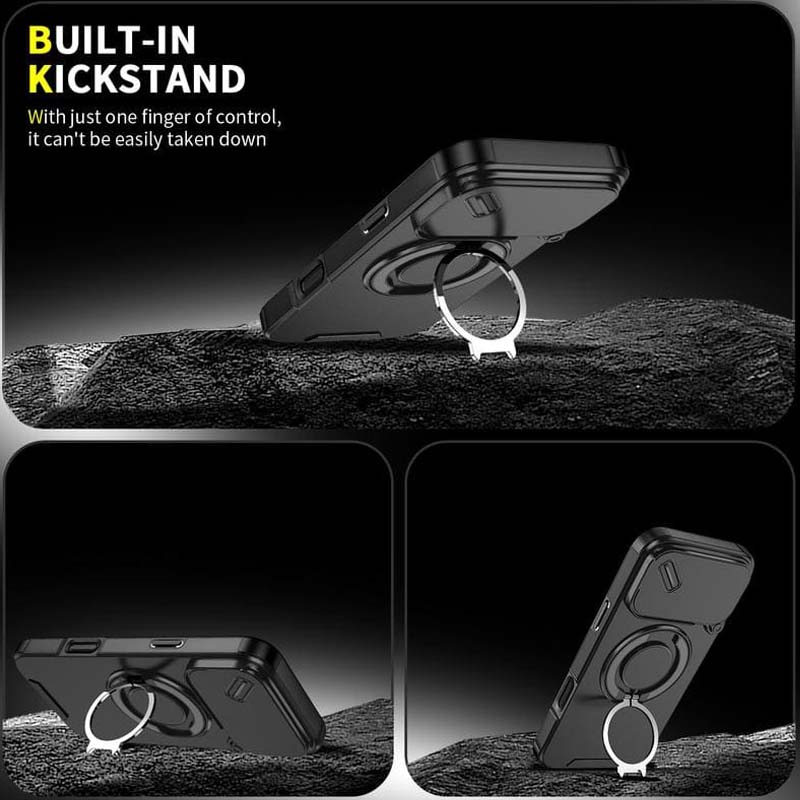 🔥Mágneses telefontok gyűrűs állvánnyal iPhone-hoz✨