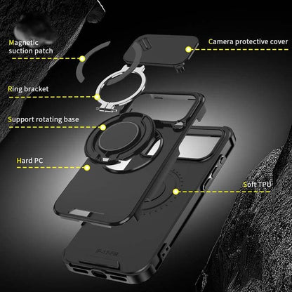 🔥Mágneses telefontok gyűrűs állvánnyal iPhone-hoz✨