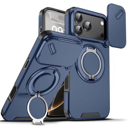 🔥Mágneses telefontok gyűrűs állvánnyal iPhone-hoz✨