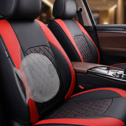 9 darabos bőr autóüléshuzat-készlet – Univerzális, prémium védelem! 🚗✨