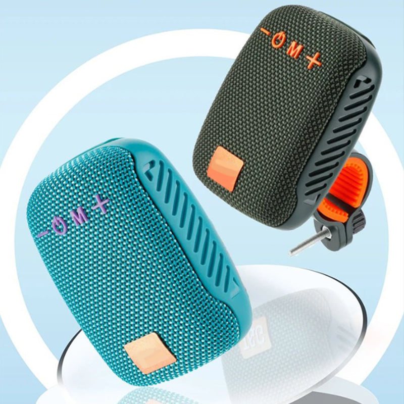 🎵Vízálló kerékpáros Bluetooth hangszóró – IPX5, TWS sztereó és TF kártya támogatás🚲