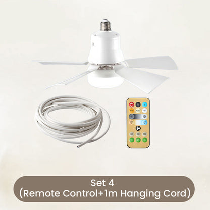 ✨ 2 az 1-ben Hordozható Ventilátor és Lámpa: Távirányítóval – Raktáron! 🌬️