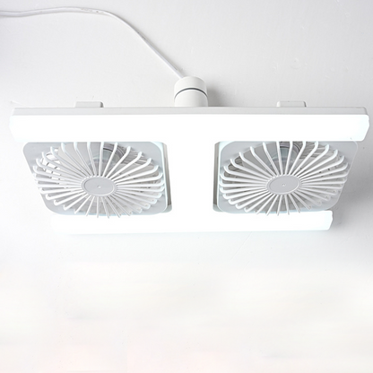 Modern 2 az 1-ben LED-es mennyezeti ventilátor-lámpa – távirányítóval ❄️💡🌀🏠