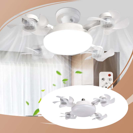 🌀 50% kedvezmény💥Mennyezeti ventilátor LED lámpával és távirányítóval