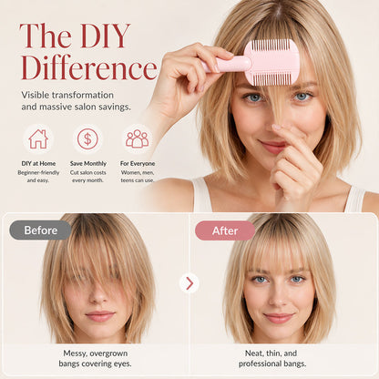 Hordozható, kettős funkciójú hajfésű