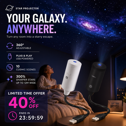 Plug-and-Play HD csillagvetítő – Több mint 50 000 elégedett felhasználó